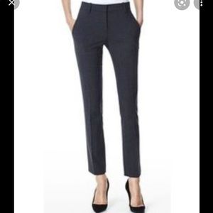 Theory Louise charcoal gray trouser pant